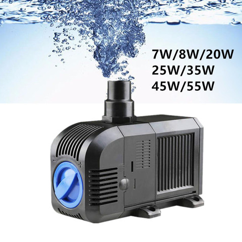 220V Silent Aquarium Water Pump Sunsun Submersible Pond Fountain Water Filter For Fish Marine Coral Reef Tank Garden Waterpump ► Photo 1/6