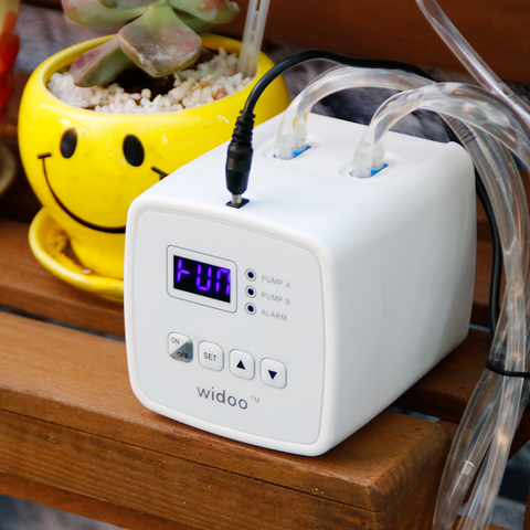 Intelligent Drip Irrigation System Set Single Double Pump Automatic Watering Device Timer Garden Self-Watering Kit for Flowers ► Photo 1/6