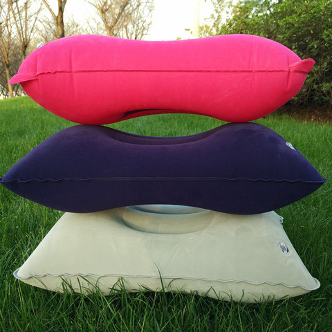 Portable Fold Outdoor Travel Sleep Pillow Camping tent inflatable pillow airplane hotel rest Comfortable Sleep Pillows ► Photo 1/6