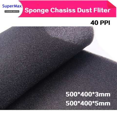 DIY 500*400*3mm/5mm Computer Mesh sponge PC Case Fan Cooler Black Dust Filter Case Dustproof Cover Chassis dust cover 40PPI ► Photo 1/6