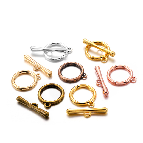 10 sets/lot gold /rose gold OT Toggle Clasps Connectors For DIY Bracelet Necklace Jewelry Making Finding Supplies Accessories ► Photo 1/6