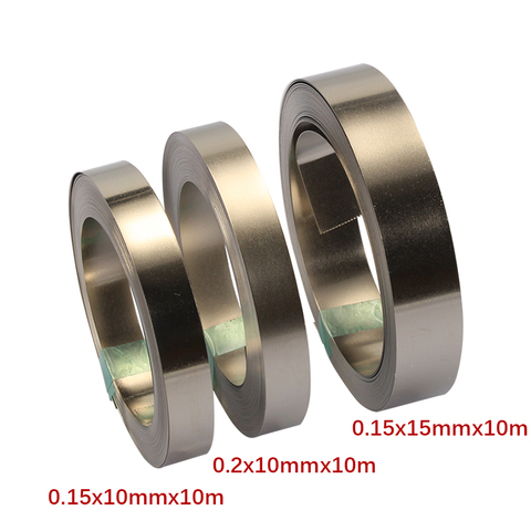 10/15mm x0.15/0.2 10M  Nickel Strip Tape For Li 18650 Battery Spot Welding Compatible For Spot Welder Machine ► Photo 1/6