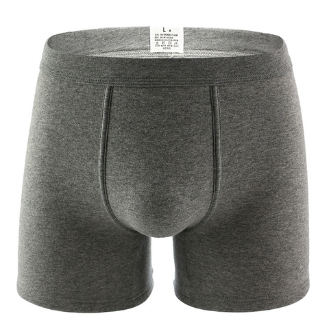 Men's Add Velvet Underwear Winter Thick Cotton Keep Warm Shorts Plus Long Legs Boxers Pants Boxershorts Men Underpants ► Photo 1/6