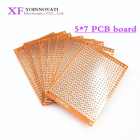 10Pcs 5*7cm pcb Prototype Paper Copper PCB 5*7 Universal Experiment Matrix Circuit Board 5x7cm ► Photo 1/3