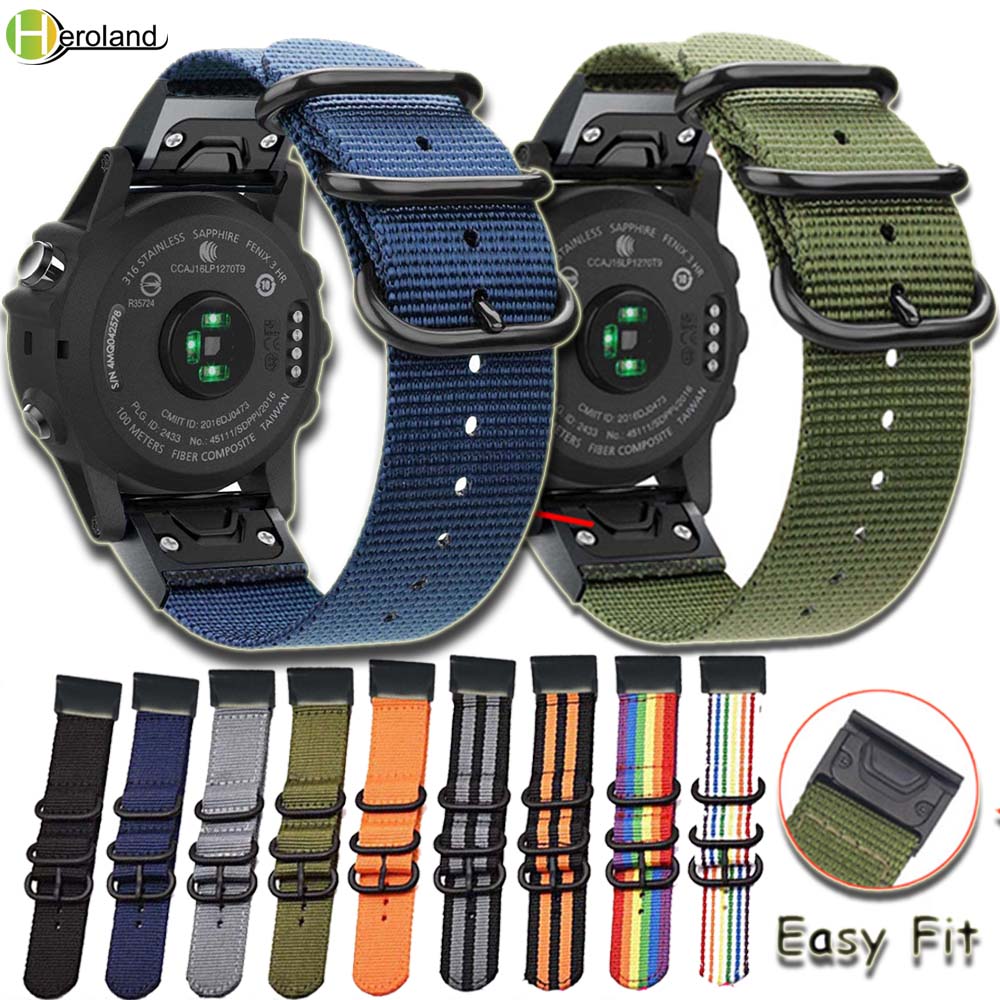 Nylon Replacement Watchband Easyfit