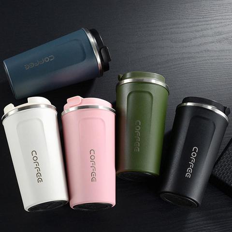 380/510ML Stainless Steel Thermal Heat Preservation Vacuum Coffee Mug Milk Cup Home Office Car Vacuum Flasks Thermoses with Lid ► Photo 1/6