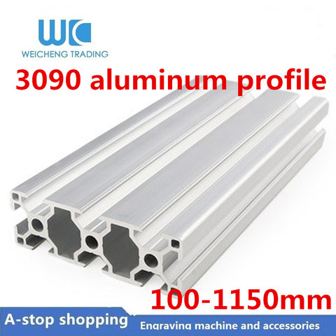 Hot sale 3090 100-1150mm Aluminum profile European standard industrial aluminum extrusion aluminum profile manufacturer 3090 ► Photo 1/4