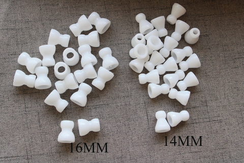 100pcs/lot----9.5mm/12mm/14mm/16mm diam bulk white toy skeleton joint self-assembly--size option ► Photo 1/3