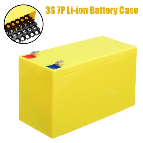 1Set 3 Series 7 Parallel Plastic Shell Li-ion Tool Case + Holder Battery Storage Boxes For 18650 Powerwall Batteries Pack DIY ► Photo 1/6