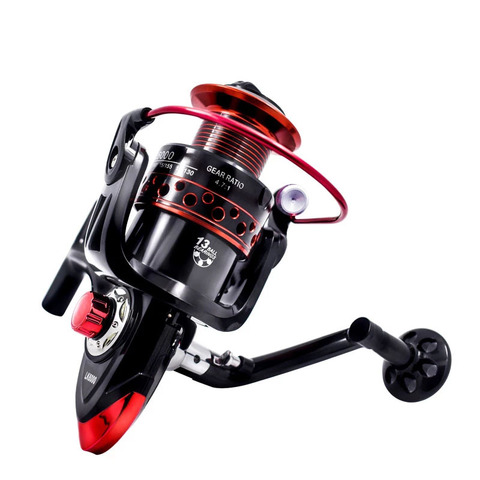 DIWEINI Fishing Spinning Reel Saltwater Fishing Reel Carp Fishing Reels 4.7:1 13 BB Rock Fishing Reel Spinning Reels Wheel ► Photo 1/6