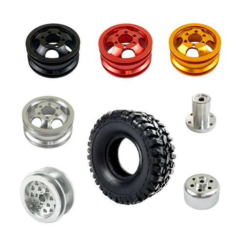 Metal Upgrade Shock-Proof Wheel Hub Rim for WPL C14 C24 B14 B24 B16 B36 Six Drive RC Car Spare Parts ► Photo 1/6