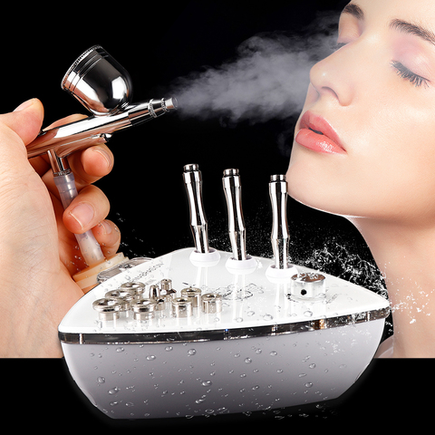 2 in 1 Diamond Dermabrasion Microdermabrasion Facial Hydrating Face Care Peeling Water Spray Beauty Machine Anti Wrinkle Device ► Photo 1/6