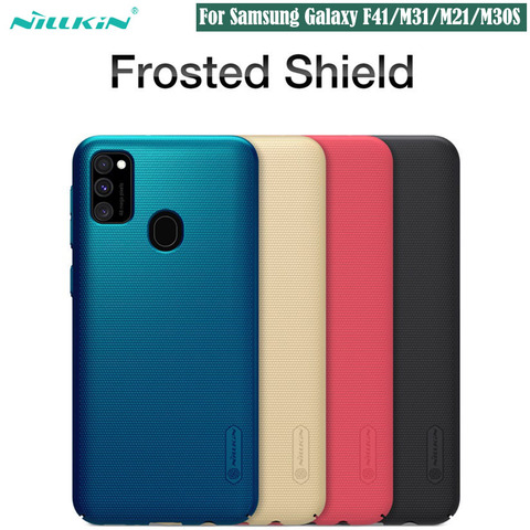 Nillkin Case For Samsung Galaxy F41 M30s M21 M31 Cover Super Frosted Shield Hard PC Matte protector Back Cover For Samsung F41 ► Photo 1/6