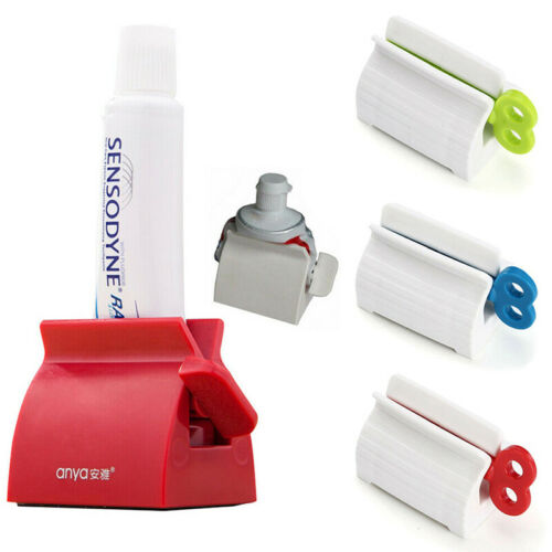 Plastic Toothpaste Rolling Tube Squeezer Easy Dispenser Holder Bathroom Supplies 