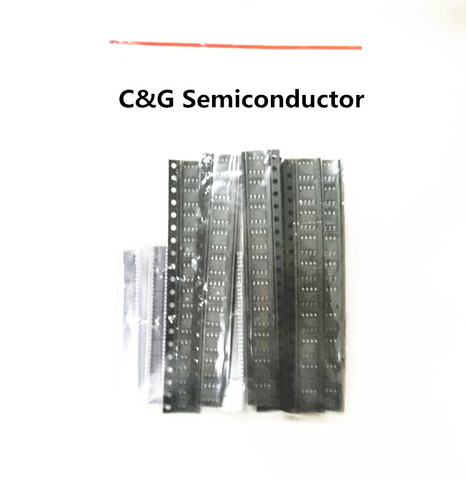 100PCS 24C01 24C02 24C04 24C08 24C16 24C32 93C46 93C56 93C66 93C86 SOP sop8 IC SOP-8 EEPROM KIT ► Photo 1/2