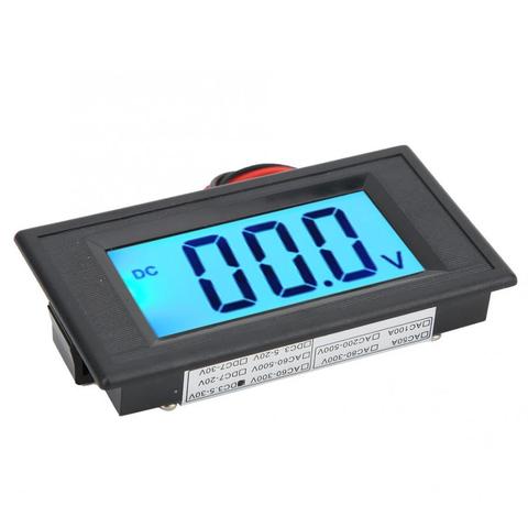 YB5135D LCD Blue Backlight Digital Display Voltage Meter DC3.5V-120V Two-Wire DC Voltmeter Monitor For Automobile Car Motorcycle ► Photo 1/6