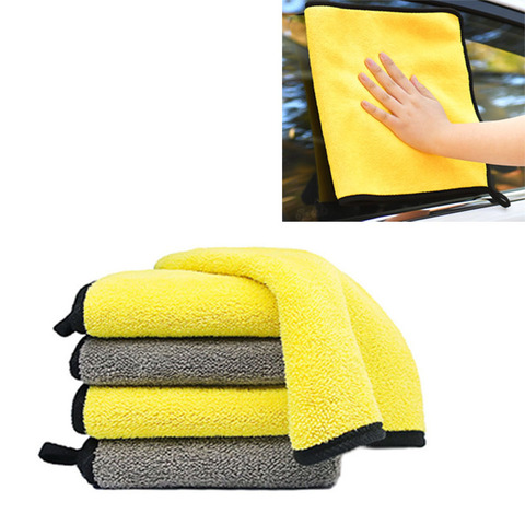 Thick Microfiber Cleaning Cloths Strong Absorption Non-Abrasive Microfiber Towels for Home Cleaning Rags for Cars ► Photo 1/6