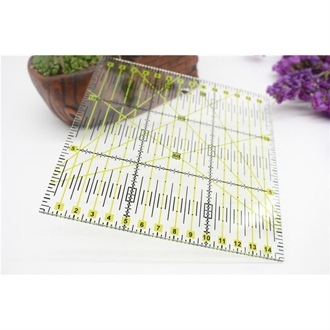 DIY Sewing Patchwork Tool Square Patchwork Ruler Sewing Ruler Clothing Cutting Anti-Skid Function Ruler Sewing Tool ► Photo 1/6