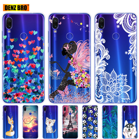 For Xiaomi Redmi Note 7 Case Silicone Painting Soft TPU For Xiaomi Redmi Note 7 pro Case 6.3 inch Fundas Coque Redmi Note7 Cases ► Photo 1/6