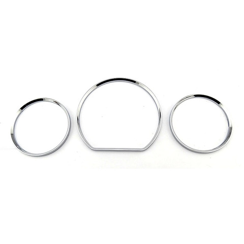4pcs Plastic ABS Chrome Gauge Dial Dash Cluster Rings Dashboard cover bezel trim For Mercedes  Benz W210 W208 2000-2002 ► Photo 1/5