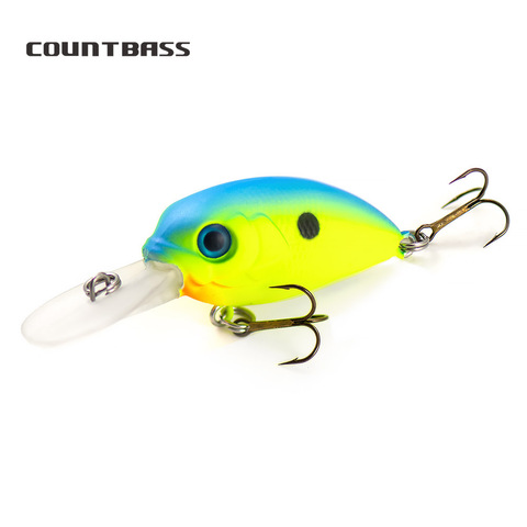 COUNTBASS 39mm 4.5g Crankbait Deep Diver Hardbaits Fishing Lures Diving Depth 1.2m Crank Wobblers Freshwater Angler's Lure ► Photo 1/6