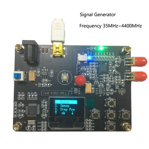 35MHz-4400MHz RF Signal Generator ADF4351 Module Sweep Frequency Generator PLL With OLED Display ► Photo 1/6