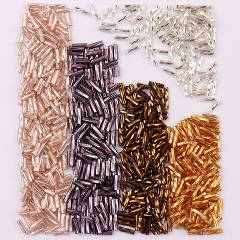300Pcs Size 2x6mm Twist Bugles Loose Glass Seed Spacer Tube Leptospira Beads For jewelry making DIY Garment Sew Accessories ► Photo 1/6