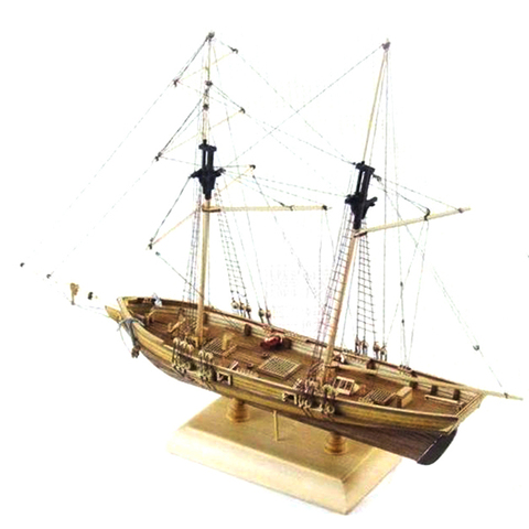1:70 New Port Wooden Sailing Boat Model DIY Kit Ship Assembly Classical Handmade Wooden Sailing Boats Children Toys Gift ► Photo 1/1
