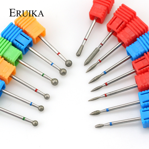 1PCS Diamond Nail Drill Burr Electric Ball Bits Nail Milling Cutter Manicure Drill Nail Clean Rotary Tools Drill Accessories ► Photo 1/6