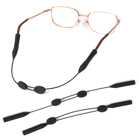 1PC Fashion Scalable Silicone Glasses Strap Neck Cord Sports Eyeglasses Sunglasses Rope String Holder Eyewear Lanyard ► Photo 1/6