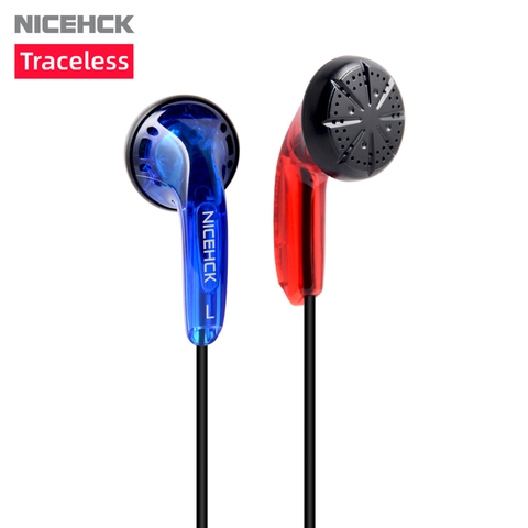 NICEHCK Traceless 3.5mm HIFI Earbud 15.4mm Dynamic Driver Unit DJ Bass In Ear Earphone Wired HD Microphone Headset ME80/B40 VIDO ► Photo 1/6