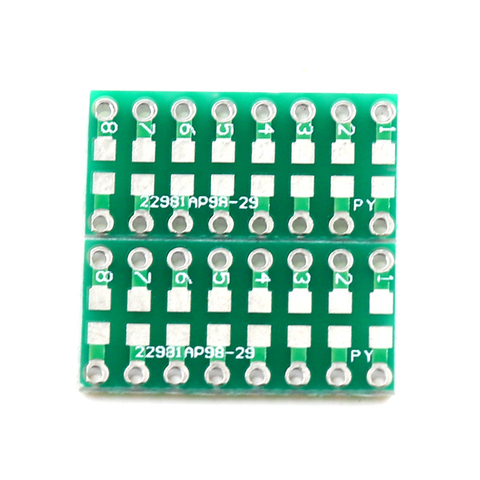 10pcs 0805 0603 0402  to DIP Transfer Board DIP Pin Board Pitch Adapter ► Photo 1/2