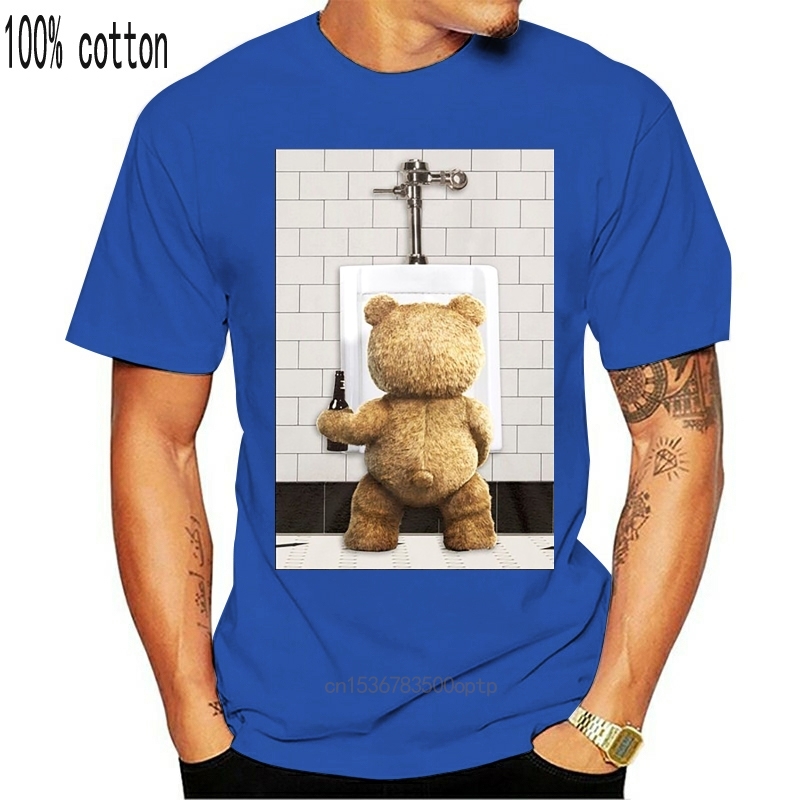 Ted Movie Urinal Photo Licensed Adult T-Shirt