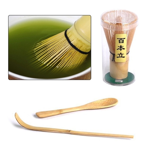 Tea Set Matcha Whisk Chasen Traditional Scoop Chashaku Tea Spoon whisk scoop Matcha Bowl Whisk Holder japanese tea sets ► Photo 1/1