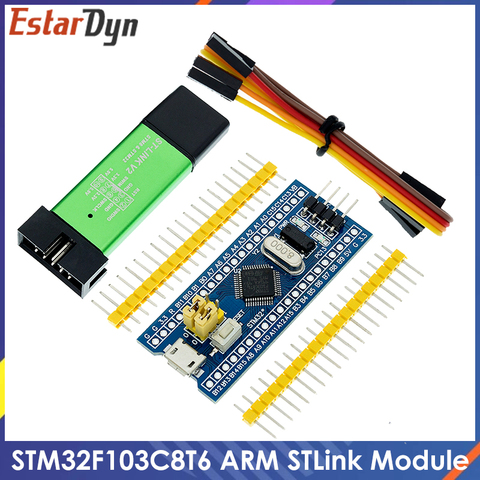 Original STM32F103C8T6 ARM STM32 Minimum System Development Board Module For Arduino ST-Link V2 Mini STM8 Simulator Download ► Photo 1/6