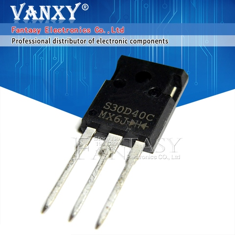 5PCS S30D40 Schottky  S30D40C common cathode 30A 40V original authentic ► Photo 1/1