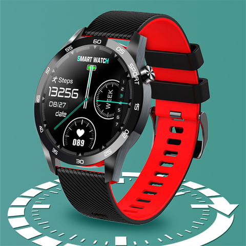 L8 Smart Watch ECG PPG IP68 Waterproof Blood Pressure Fitness Tracker Heart Rate Tracker Men's  SmartWatch Sports Band VS L5 L7 ► Photo 1/6