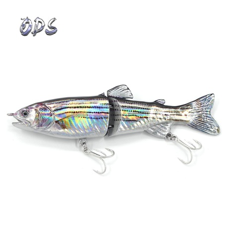 2 section glider bait 7inch mult jointed fishing lure good quality swimbait for saltwater fishing lure section swimbait hardlure ► Photo 1/5