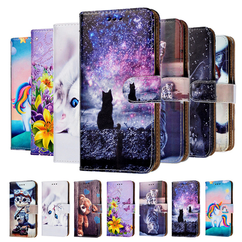 Leather Flip Case For Huawei P9 Lite Case Fundas Soft TPU Back Case For Huawei P9 Lite 2016 vns-l21 vns-l31 Cover Coque ► Photo 1/6