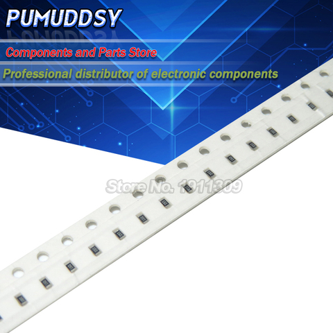 100PCS 0603 SMD 1/8W chip resistor resistors 0 ohm ~ 10M ohm 0R 1K 4.7K 4K7 10K 100K ► Photo 1/1