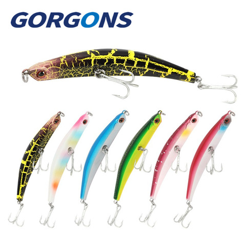 Gorgons 1pc Artificial Bait Hard Plastic Wobblers Crankbaits Floating Fishing Lure Bent Minnow ► Photo 1/6