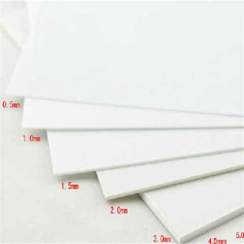 300x200mm With 1mm 2mm 3mm 5mm 7mm 9mm Thickness PVC Foam Board Plastic  Flat Sheet Board Model Platessories - Price history & Review, AliExpress  Seller - MDWD Official Store