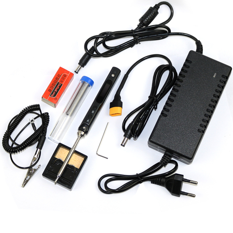 SQ001 STM32 Mini Smart portable 65W soldering station electric soldering iron weldding tool with TS iron tip no-original TS100 ► Photo 1/6