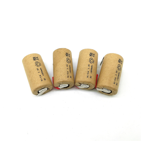 High quality battery rechargeable battery sub  battery SC battery  1.2 v with tab 1500 mah for/LED OR electrical tools ► Photo 1/5