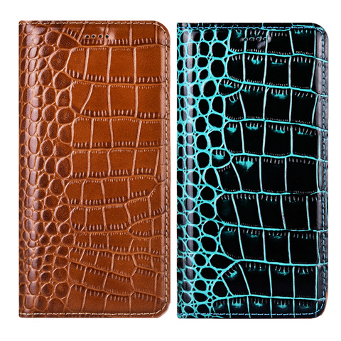 Crocodile Genuine Leather Case For Samsung Galaxy A3 A5 A7 2017 A6 A8 Plus A9 2022 A50 A40 A30 A70 A10s A30s A71 A51 Cover Case ► Photo 1/6