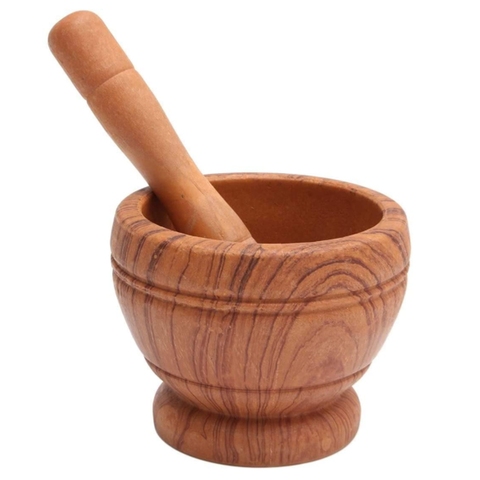 Spice Crusher Resin Bowl Mortar Pestle Spice Pepper Crusher Herbs Grinder Garlic Mixing Bowl Press Bowl Kitchen Tools ► Photo 1/6