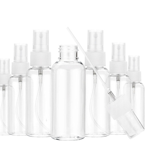 5pcs Portable Small Transparent Plastic Empty Spray Bottle 10ml/30ml/50ml/60ml/100ml Refillable Vail ► Photo 1/6