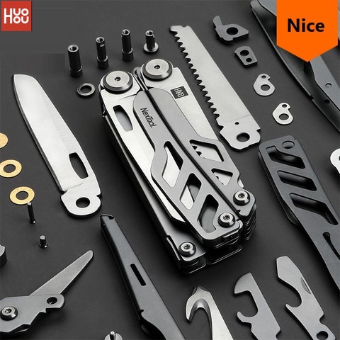 XIAOMI HUOHOU portable multi-function folding knife multi-tool survival tool keychain tool outdoor supplies camping tools ► Photo 1/6