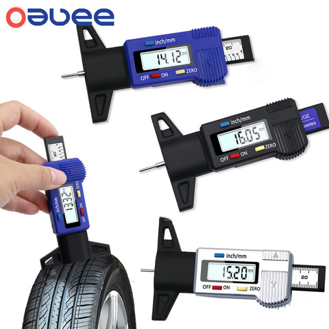 Digital Car Tyre Tire Tread Depth Gauge Meter Measurer Tool Caliper Thickness Gauges Tread Brake Pad Shoe Tire Monitoring System ► Photo 1/6