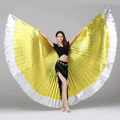 Cheap Stage Performance Props Dance Accessories Egyptian Wings 270 Degrees Belly Dance Isis Wings (without sticks) ► Photo 1/6